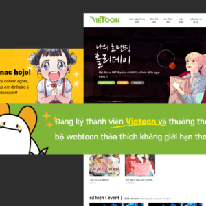 Ideaconcert tổ chức promotion kỷ niệm ra mắt VIETOON platform webtoon tại Việt Nam